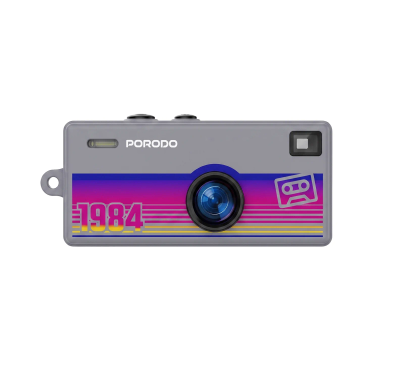 Porodo Digital Camera MEMO II - Thumb-Sized, Grey
