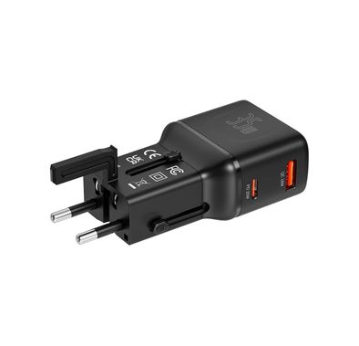 Porodo Wireless Charger PD-FWCH051-BK - Folding 4-Device,...