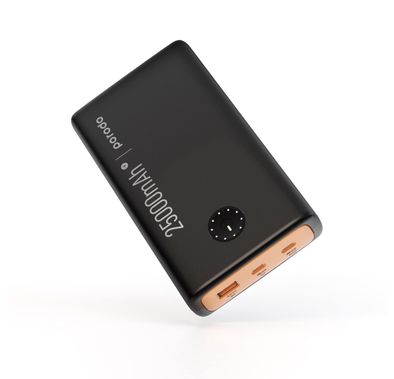 Porodo Power Bank 10000mAh PD-PBFCH015-BK - 20W PD, Black