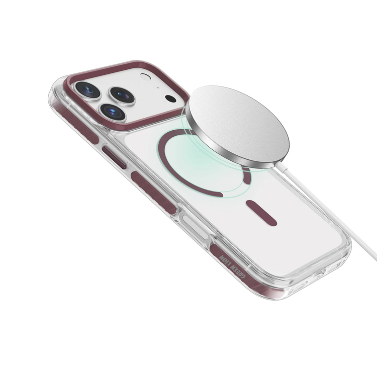 Green Lion Prestige MagSafe iPhone 18/17 Pro Max Case - Burgundy