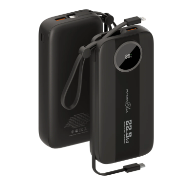 Porodo Power Bank Blue Specca II - 20000mAh, Type-C & Lig...