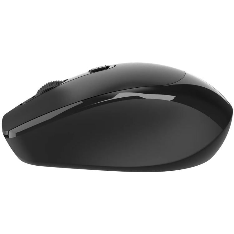 Porodo Wireless Mouse PDETK04BK - Bluetooth 5.4, Black
