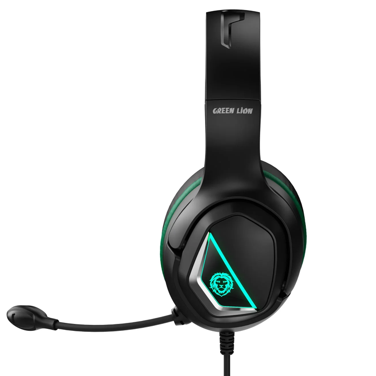 Green Lion Gaming Headphone RUNNER GNRNRGHP62BK - Wired, Black