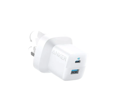 Anker 33W Fast Charger 323 with USB-C Cable - White