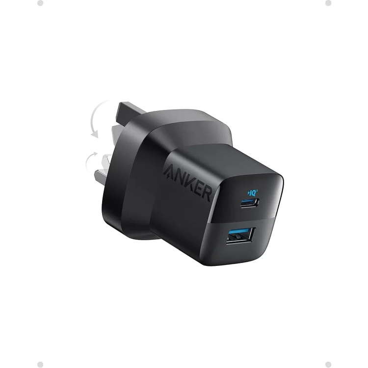 Anker 33W Fast Charger 323 with USB-C Cable - Black