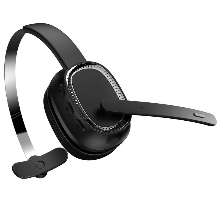 Porodo Wireless Work Headphone PDMHDMPBK - ENC, Black