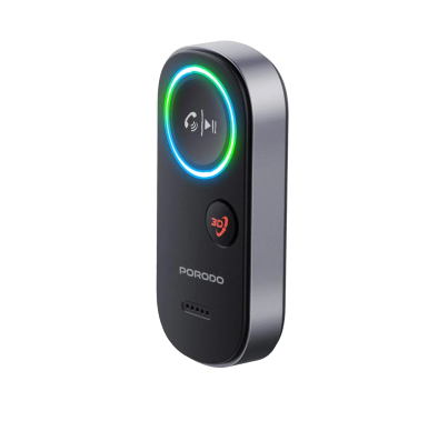 Porodo Bluetooth Audio Transmitter PD-BTRCV-BK - Wireless...