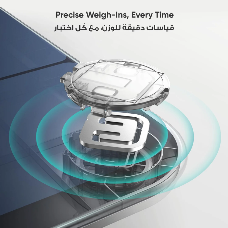 eufy ميزان ذكي P3 T9150K11 - 16 قياس، واي فاي/بلوتوث، أسود