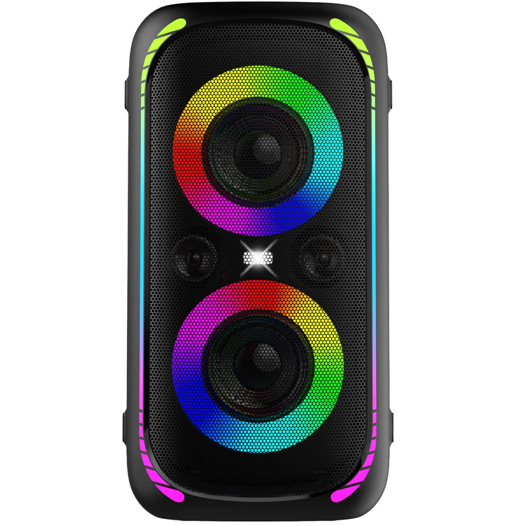 Porodo Soundtec Bash X Party Speaker with Trolley, PD-BASHX-BK - Black