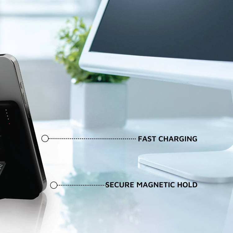 LEVELO Power Bank Seoul LVLSM5PBBK - 5000mAh, 20W PD, Black