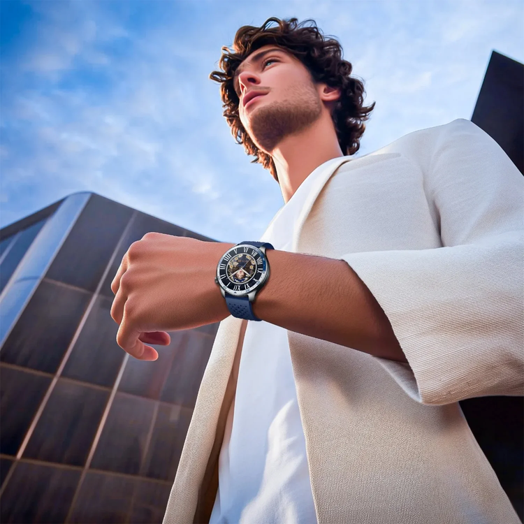 Powerology ساعة ذكية Sanam Urban PSWBT290BL - أزرق