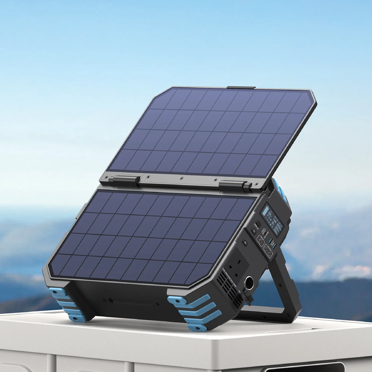 Powerology مولد طاقة شمسية محمول HELIO 1600W - أسود