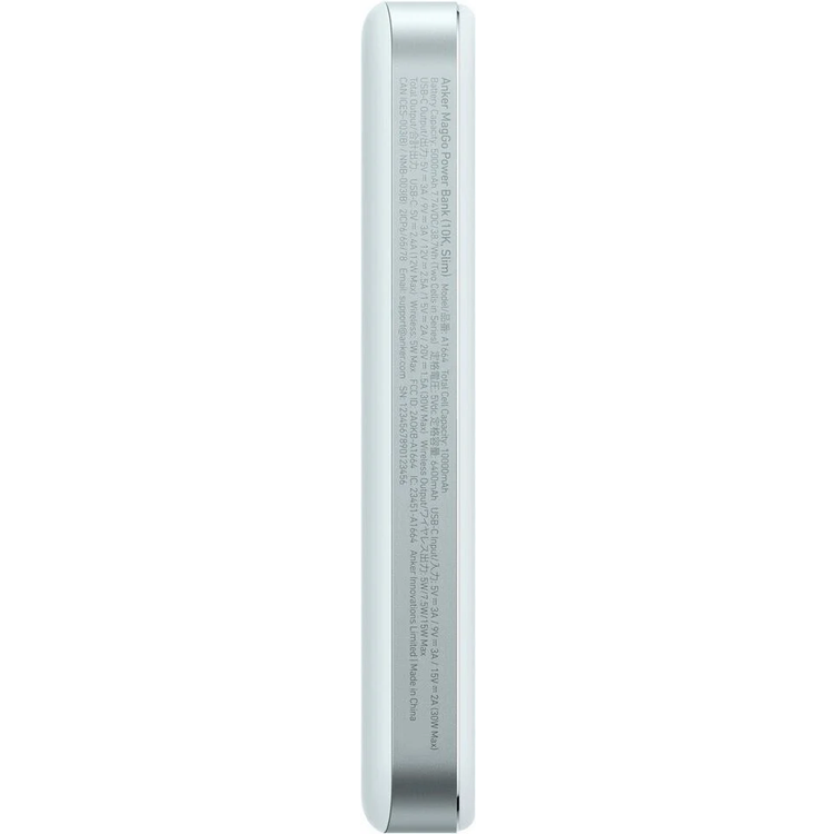 Anker باور بانك MagGo A1664H61 - 10000mAh، نحيف، أخضر