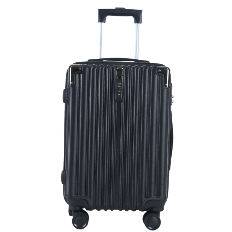 Levelo RoamTrio 3-Piece ABS Luggage & Suitcase Set - Black
