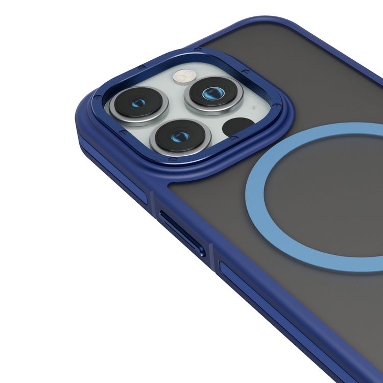 LEVELO Case iPhone 15 Pro - Rouge, Blue