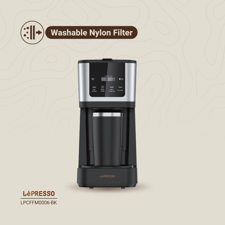 LePresso Coffee Machine LPCFFM0006BK - Touch Display, Black