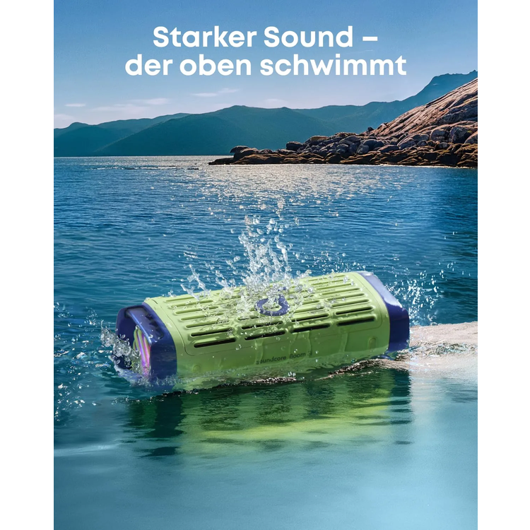 Soundcore Portable Speaker Boom 3i - Waterproof IP68, Blue