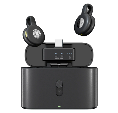 Green Lion ميكروفون لاسلكي GM-95X - 2.4GHz، أسود