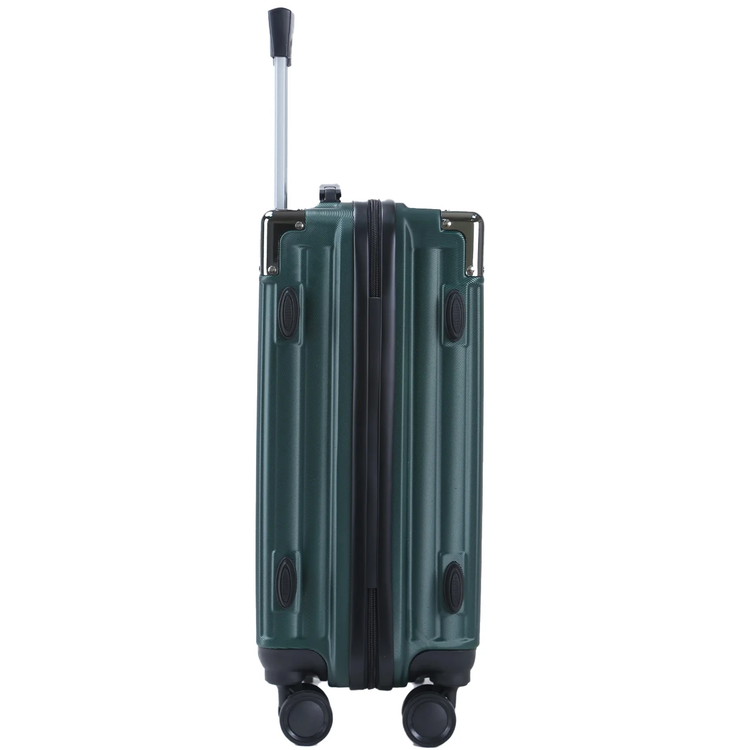 Levelo RoamTrio 3-Piece ABS Luggage & Suitcase Set - Forest Green