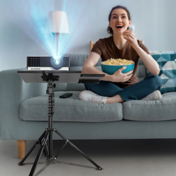 Porodo Laptop & Projector Stand PDTRPPJHBK - Multi-Function, Black