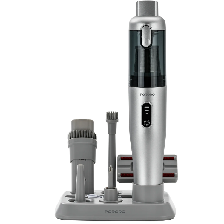 Porodo Blower & Vacuum Cleaner PD097GY - 9-in-1, Gray