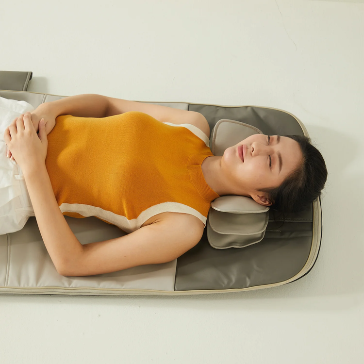 Porodo Massage Mat PD-LSMMAT-GY - Full Body, Smart Heat, Vibration, Grey