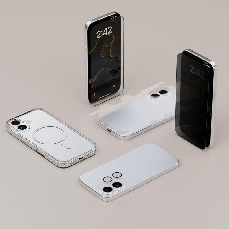 Porodo Protection Pack iPhone 17 - 5-in-1 Combo, Clear