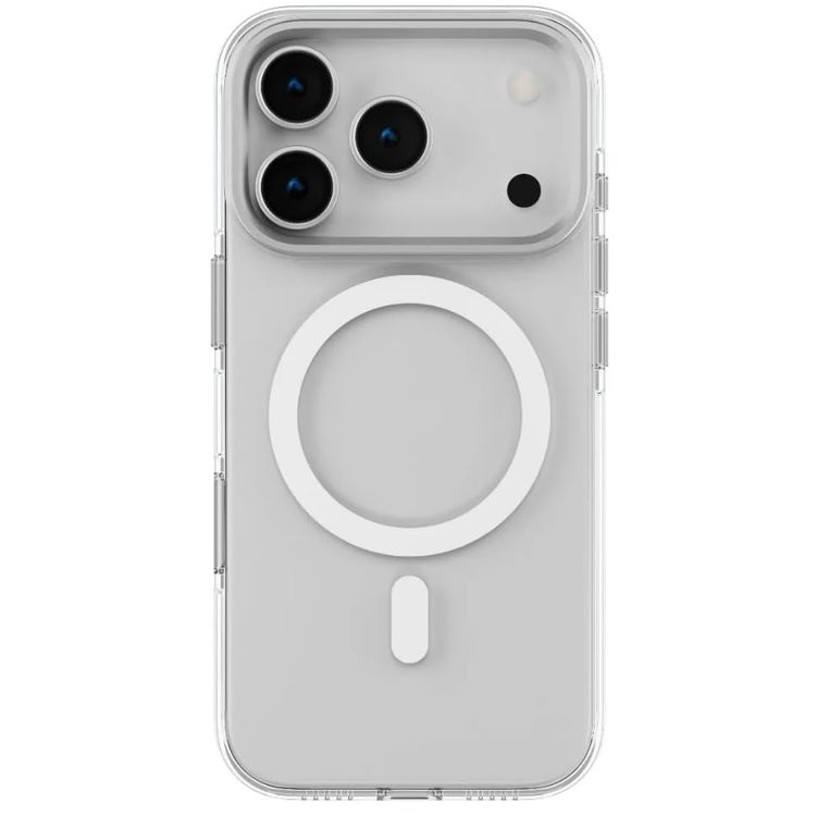 LEVELO iPhone 17 Pro Case - Aluminum Frame, Transparent