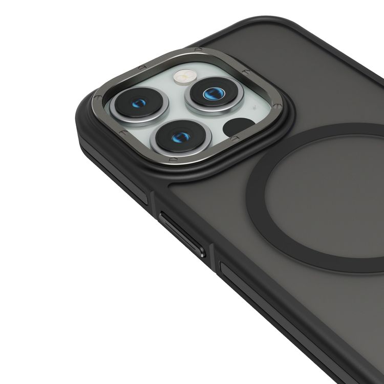 LEVELO Case iPhone 15 Pro Max - Rouge, Black