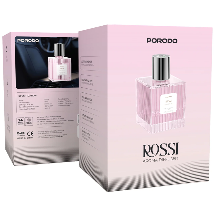 Porodo Aroma Diffuser Rossi PDLFSTD2BPK - 500ml, Pink