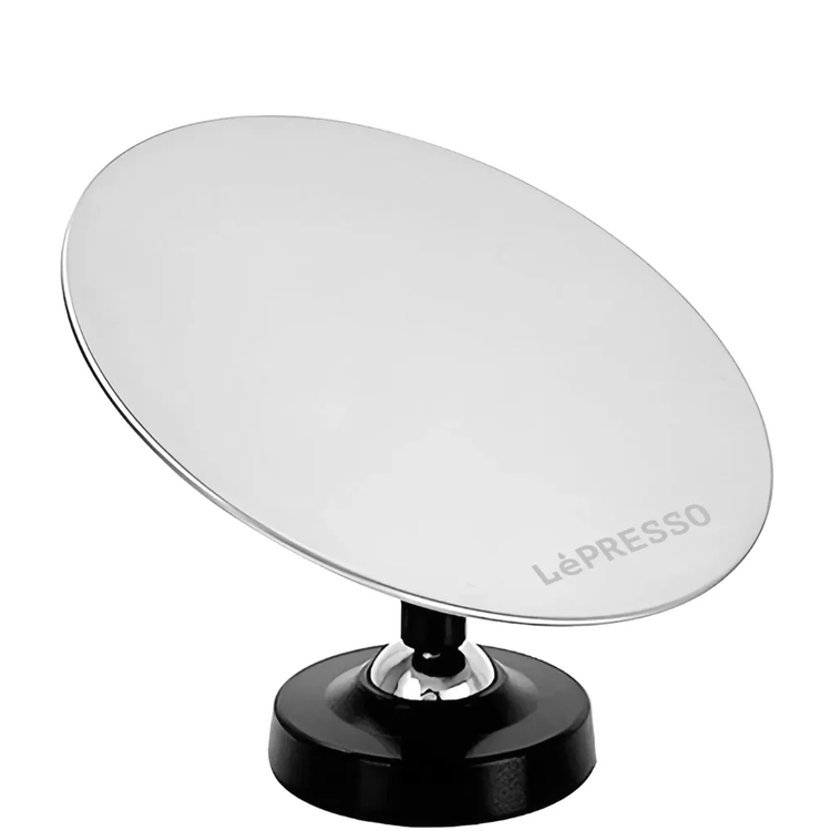 Lepresso مرآة إسبرسو شوت LPCFFEM0073BK - ستانلس ستيل، أسود