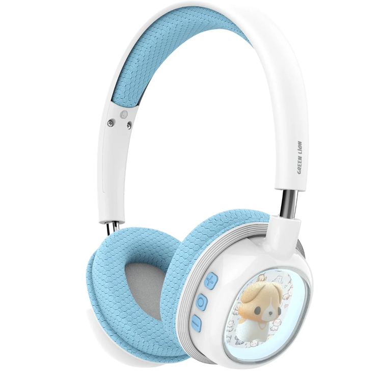 Green Lion Wireless Headphones GK-600 - Kids, 20H Playtime, Blue