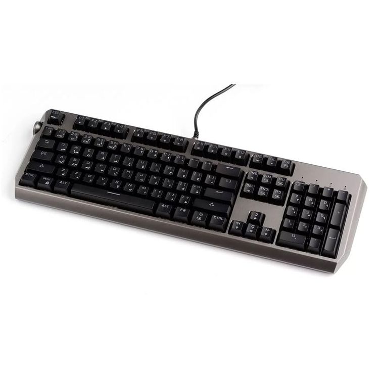 Porodo Mechanical Gaming Keyboard PDX219-BSW - Gateron Pro, RGB, Black