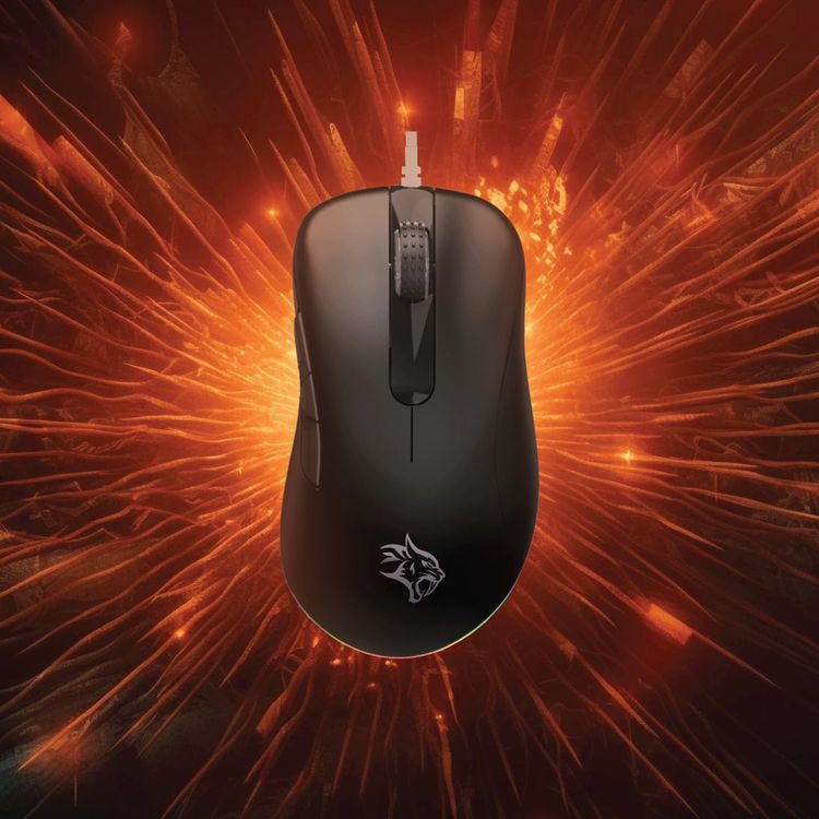 Porodo Gaming Mouse BlackHawk PDX318 - 16000 DPI, Wired, Black