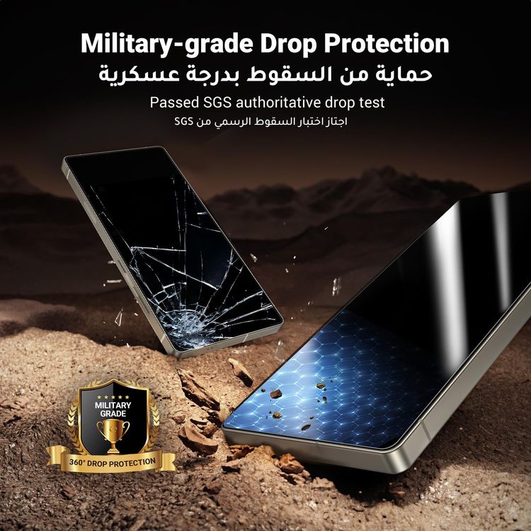 UGREEN Privacy Screen Protector Galaxy S25 Ultra - 9H Tempered Glass, 2 Pack