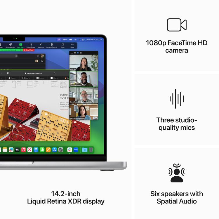 Apple MacBook Pro 14 inch M3 16GB 1TB - Silver