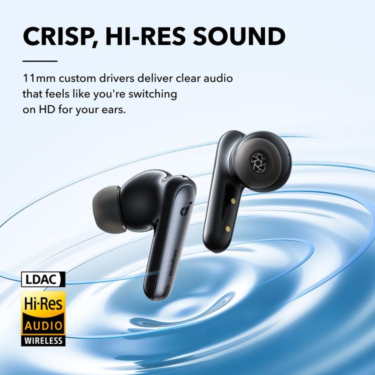 Soundcore Liberty 4 NC Earbuds - Adaptive Noise Cancelling, Black