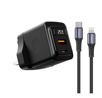 Porodo Multi-Port Charger PDFWCH073CBK - 100W GaN, 2x USB...