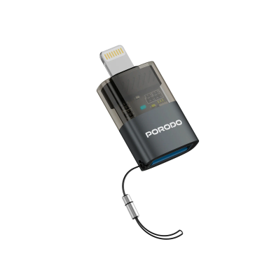 Porodo MiniLink USB-A to Lightning OTG Adapter PDATOL50 -...