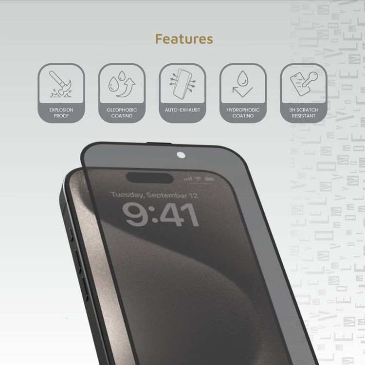 Levelo Screen Protector LVL-3DGL-16PL-PV - 3D Resin Glue, Black