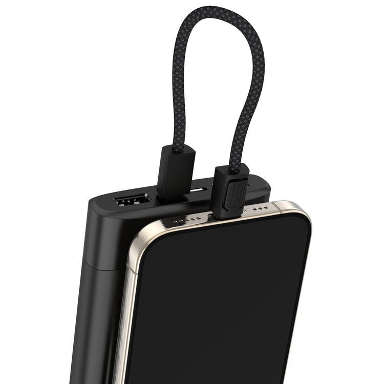 Porodo ChargeLoop USB-C to USB-C Cable PDCBL0048BK - 30W Fast Charge, Black