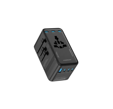 Powerology Universal Adapter Spetrova PPBCHA120BK - GaN M...