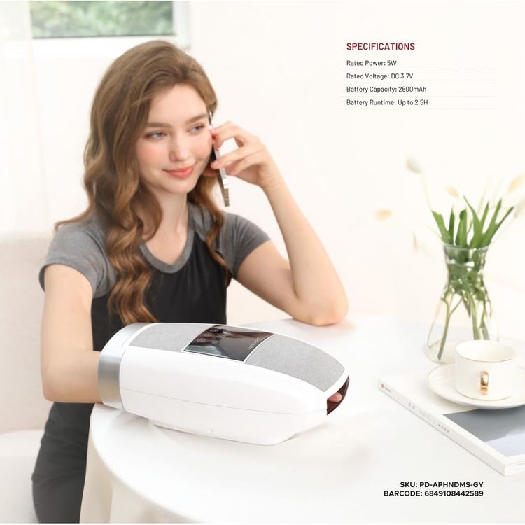 Porodo Laptop Stand PD-ALSCF-GY - Adjustable with Cooling Fan, Grey