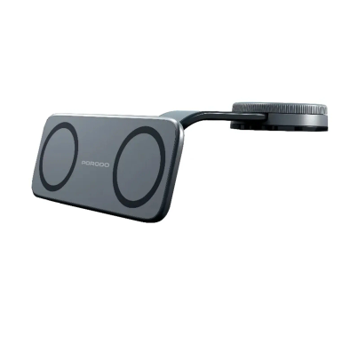 Porodo Dual Magnetic Car Mount PDCK109BK - Vacuum & Adhes...