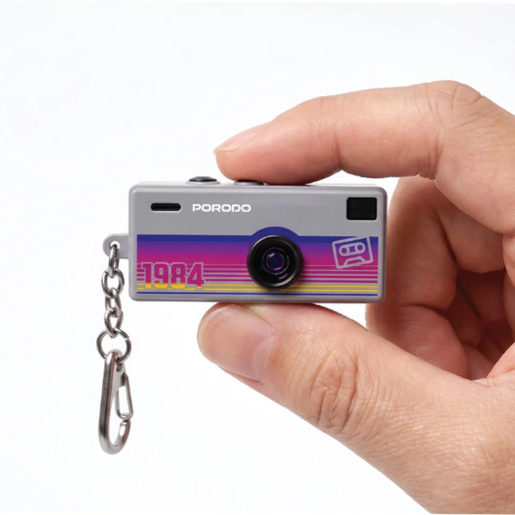 Porodo Digital Camera MEMO II - Thumb-Sized, Grey