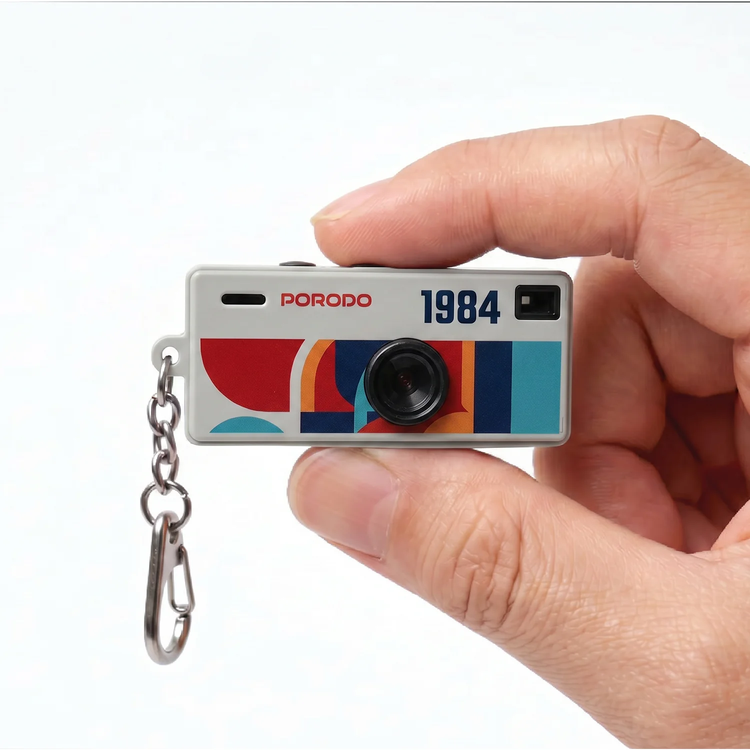 Porodo Digital Camera MEMO II - Thumb-Sized, White