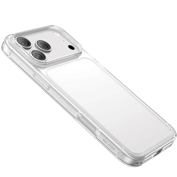 Green Lion Crystal Clear iPhone 17/18 Pro Case, Anti-Microbial - Clear