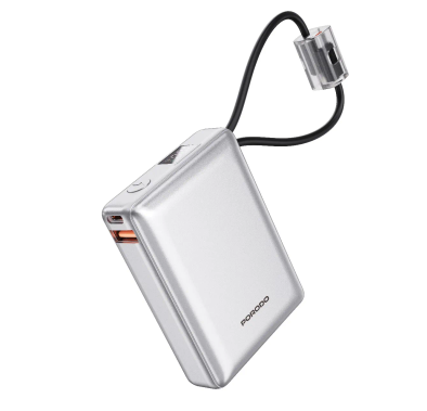 Porodo Power Bank Petite PDNPB36SL - 10000mAh, Type-C & L...