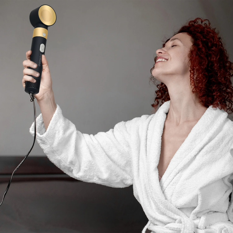 Porodo Multi-Styling Hair Dryer Set, PDLFST126BK - Black