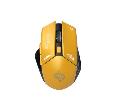Porodo Wireless Gaming Mouse PDX323-YL - 3 DPI Levels, Yellow